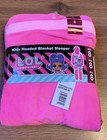 New LOL Surprise Pajamas Girl’s Size 8 Hooded Blanket Sleeper MSRP $48