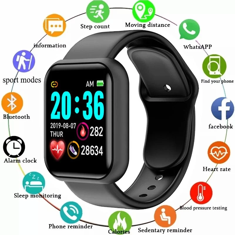 Smart Watch Men Women Fitness Tracker Blood Pressure Heart Rate Sport Watches UK
Opens in a new wind