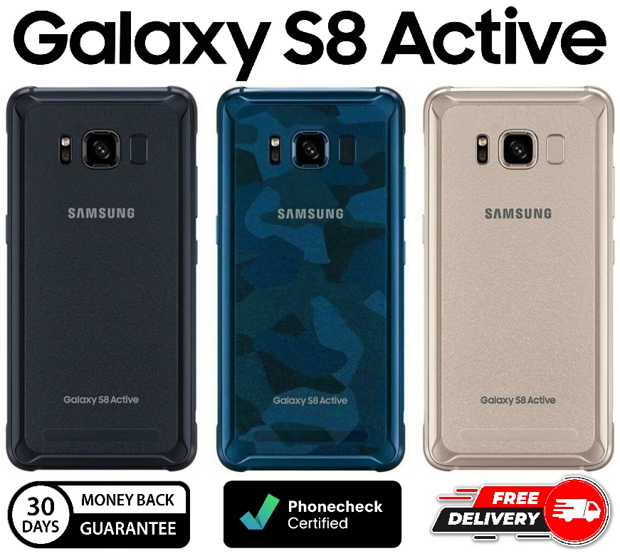 Samsung Galaxy S8 Active Unlocked Cell Phones & Smartphones for