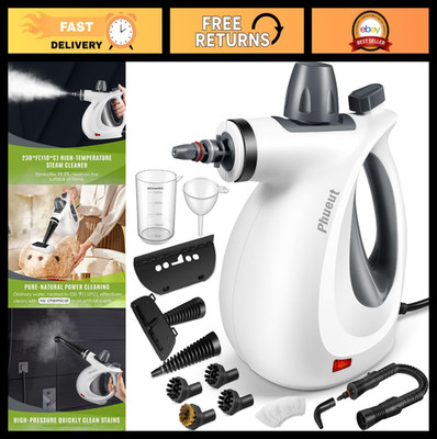 Handheld Multi-Surface Steam Cleaner with 12 Accessories - Home, Floor, Upholste
