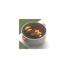 Portable Korean BBQ Charcoal Grill Stainless Steel Round Stove Camping Stove
