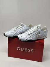Guess Groovy Sneakers Classic Design White Size 5.5 New With Box