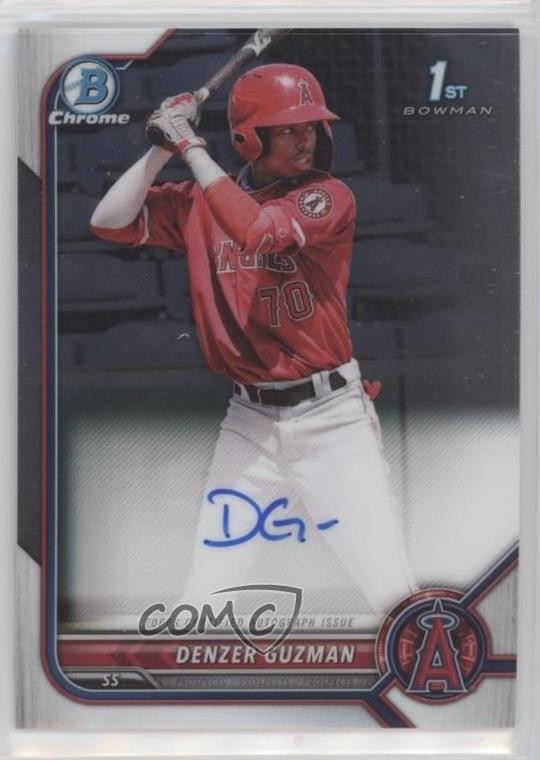 2022 Bowman Chrome Prospect Auto Denzer Guzman #CPA-DG Auto tg7