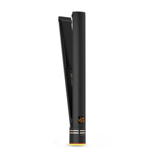 HOT TOOLS Black Gold Ionic 1 1/4 Inch Flat Iron, Use as Straightener for Sleek S