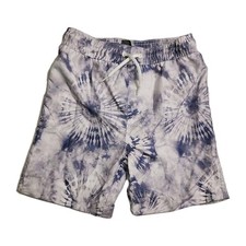 Swimfix boy's 5T tie-dye purple white swim shorts board shorts inner mesh