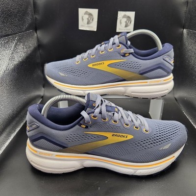 Brooks Ghost 15 Herren Damen Laufschuhe Sneaker Blau/Orange UK 6,5 / EUR 40,5