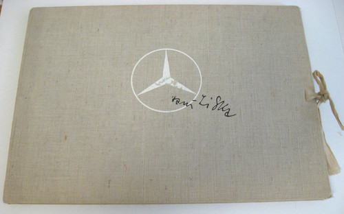 HANS LISKA MERCEDES- BENZ PORTFOLIO Sketchbook, 1951 Hardcover, Racing 1st