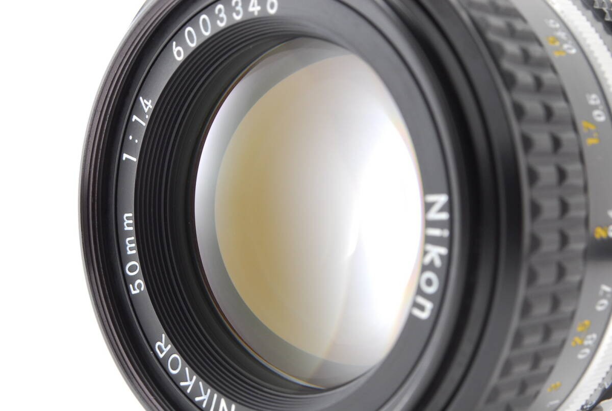 Nikon Ai-s NIKKOR 50mm f1.4 SICコーティングレンズ SIC coating