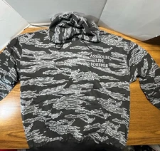 Ass Holes Live Forever Camo Tiger Striped Hoodie Hooded Sweat Shirt XXXL