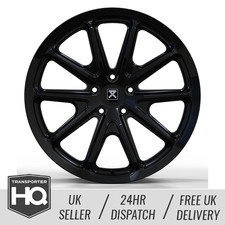 VW Transporter T5-T6.1 Navis Ludis Gloss Black Alloy Wheels - No Tyres 9J ET42