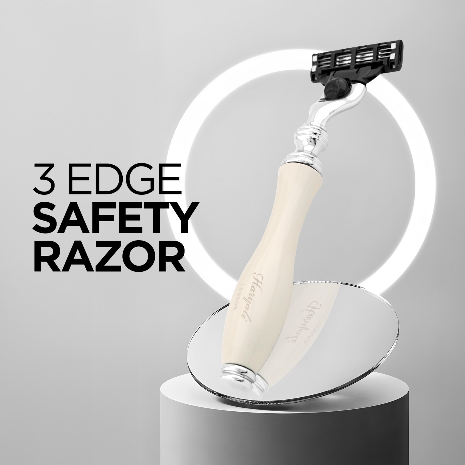 3 Edge Razor for Men, Women's Razor, Ergonomic Men's Razor, Reusable ...
