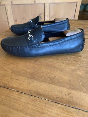 Cole Haan Black Silver Horse Bit Driving Loafers 13 M | eBay display picture 1