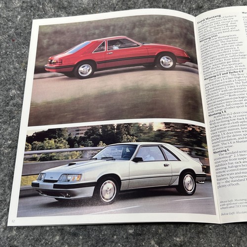 Vintage Original 1984 FORD Cars Brochure 84 - Picture 10 of 17