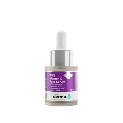 The Derma Co 20% Vitamin C Face Serum | Helps Revive Dull Damaged Skin | Radi...