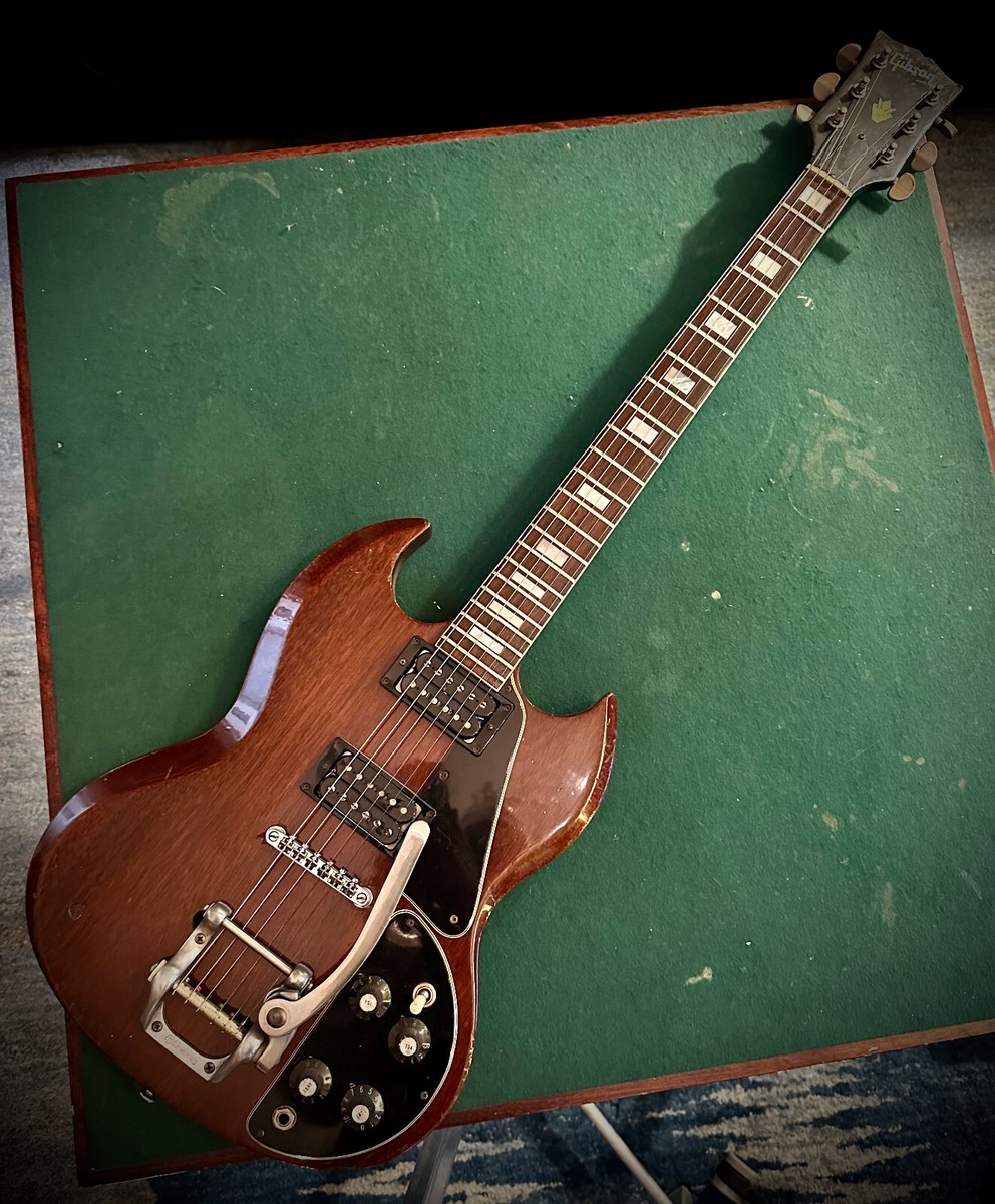 ビンテージ！Gibson SG DELUXE 1972年製　ギブソンレスポール 1972 Gibson SG Deluxe: Repair, Review and Demo. - YouTube