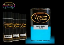 Kustom Canz ALIEN GLOW BLUE KIT 12 oz AEROSOL CAN Custom Paint, HOK, Automotive