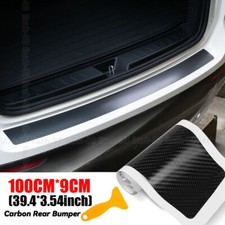 3D Carbon Fiber Car Rear Bumper Protector Guard Trim Cover Sill Protect Sticker