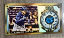 George Springer 2022 Topps Gypsy Queen GQ Gems Mini GGM-11 Blue Jays