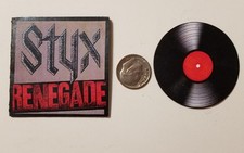 Miniature record album Barbie Gi Joe  Playscale1/6  2"   Styx Renegade