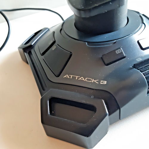 Joystick Attack3 Logitech Pc Jeux Video Vintage Droitier Gauchier - Photo 4/12