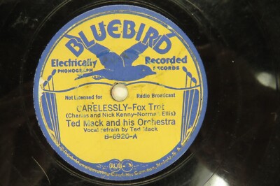 Ted Mack & Orch. - BLUEBIRD B-6920 - Carelessly & Words Fail Me