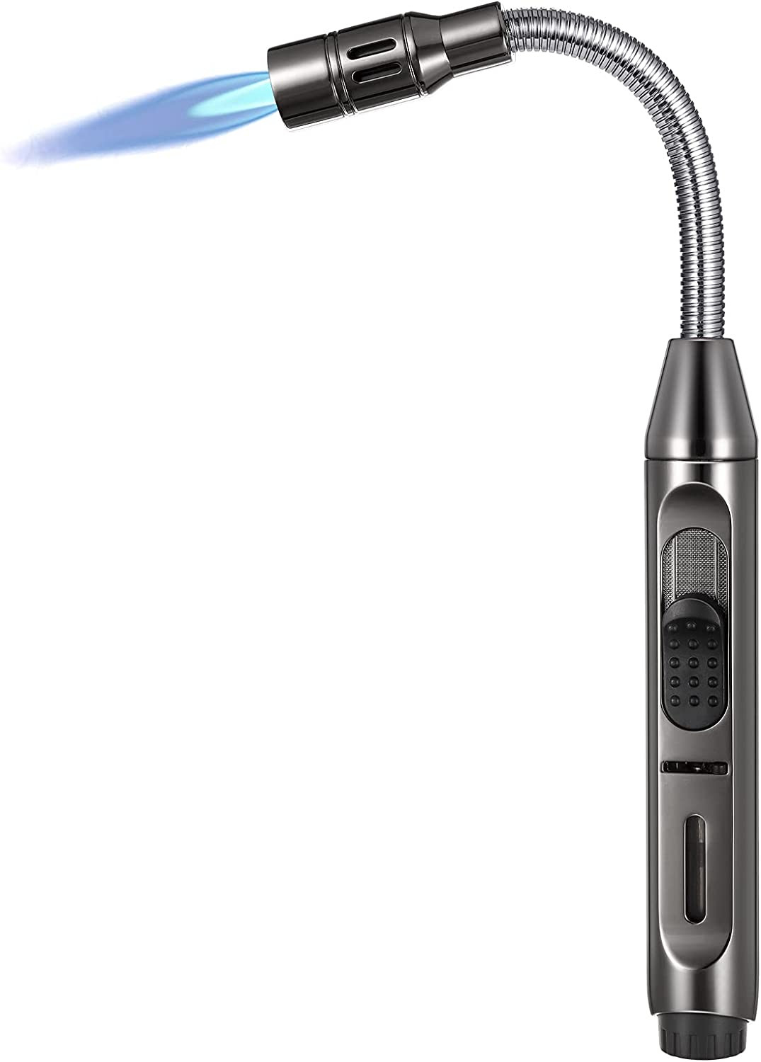 Butane Torch Lighter, 10.1 Inches Long Lighter Refillable Jet Flame Adjustable W
