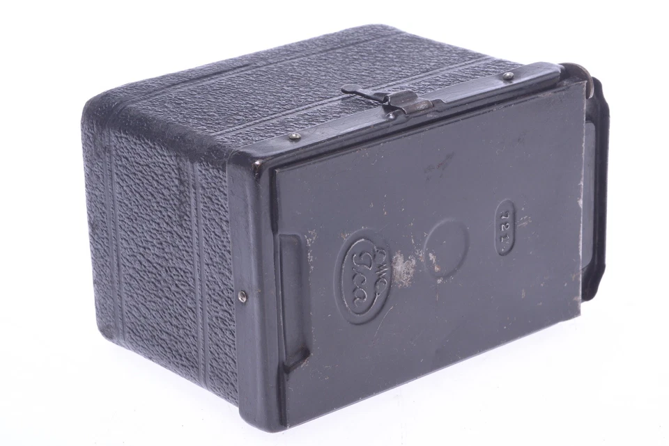 ✅ ZEISS IKON ERNI 4,5X6 CM *RARO* LENTE MENISCO CÁMARA 27/3 CON SOPORTE PARA PLACA Foto 4 de 4