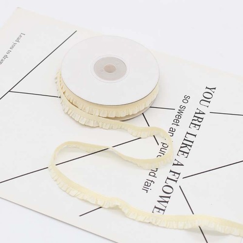 DIY Lace Trim Stretch Ruffle Ribbon Fabric for Wedding Bridal Dress Sewing Tool - Picture 10 of 35