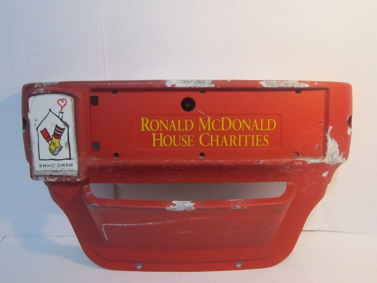 マクドナルド Ronald House募金箱 レア Rare McDonalds Ronald McDonald House Charities Steel Donation Box