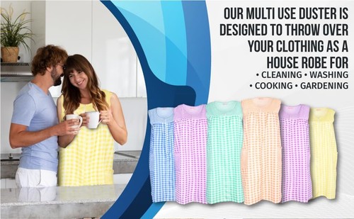 JEFFRICO House Dresses for Women with Pockets Lightweight Dusters Housecoats 509 - Picture 44 of 48
