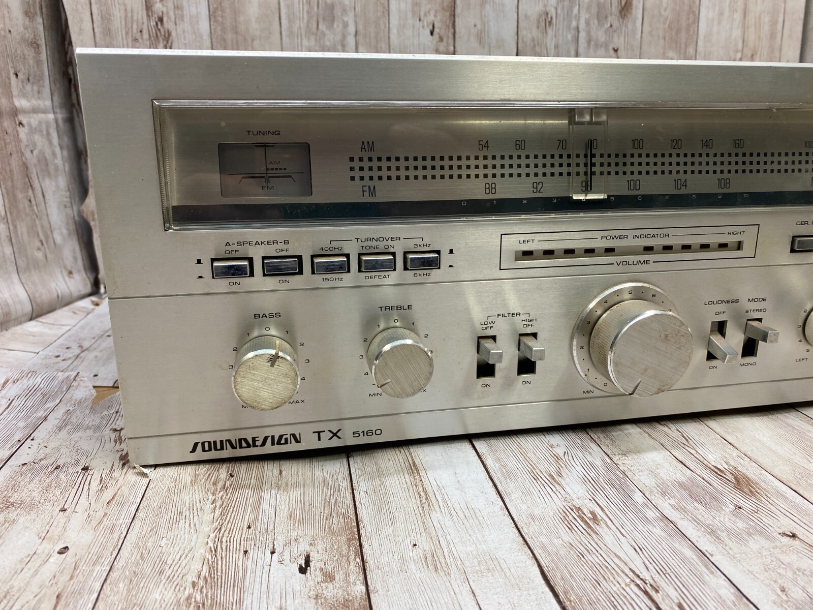 VINTAGE SOUNDESIGN TX 5160  AM FM STEREO RECEIVER 5160 Sold for Parts AS-IS