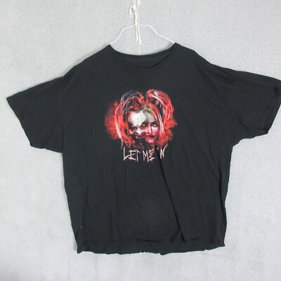 Bray Wyatt Alexa Bliss Shirt Men 4XL Black  Let Me In WWE Wrestling