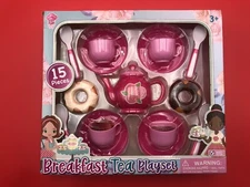 The Toy Association | Breakfast Tea Playset - Gourmet Play -  15x Pieces