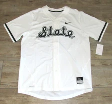 Nike Michigan State Spartans Home White Baseball Jersey $100 size Men's XL