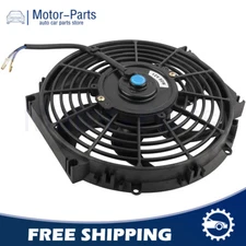 10" Universal Electric Radiator Cooling Slim Fan 12V with Mounting Kit