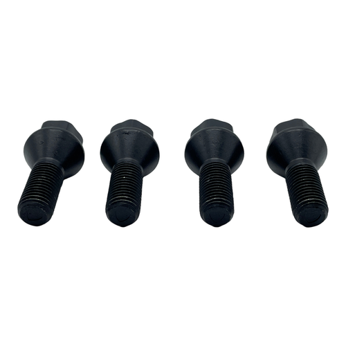 New BMW MINI Cooper Wheel Lug Bolts Black M12x1.5 OEM Set of 4 36136781150 - Picture 10 of 12