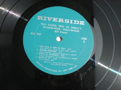 Bill Evans Trio At Shelly's Manne-Hole Original Orpheum Mono Riverside VG - Picture 4 of 4