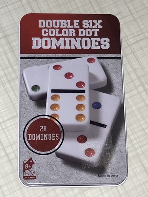 Double Six Color Dot, Dominoes Double Six Dominos Dominoes