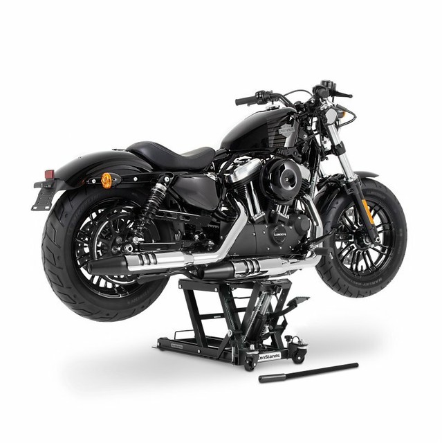 Motorrad Hebebühne L für Yamaha XV 950 R schwarz Scherenheber Motorrad Hebebühne L für Yamaha XV 950 R schwarz Scherenheber
