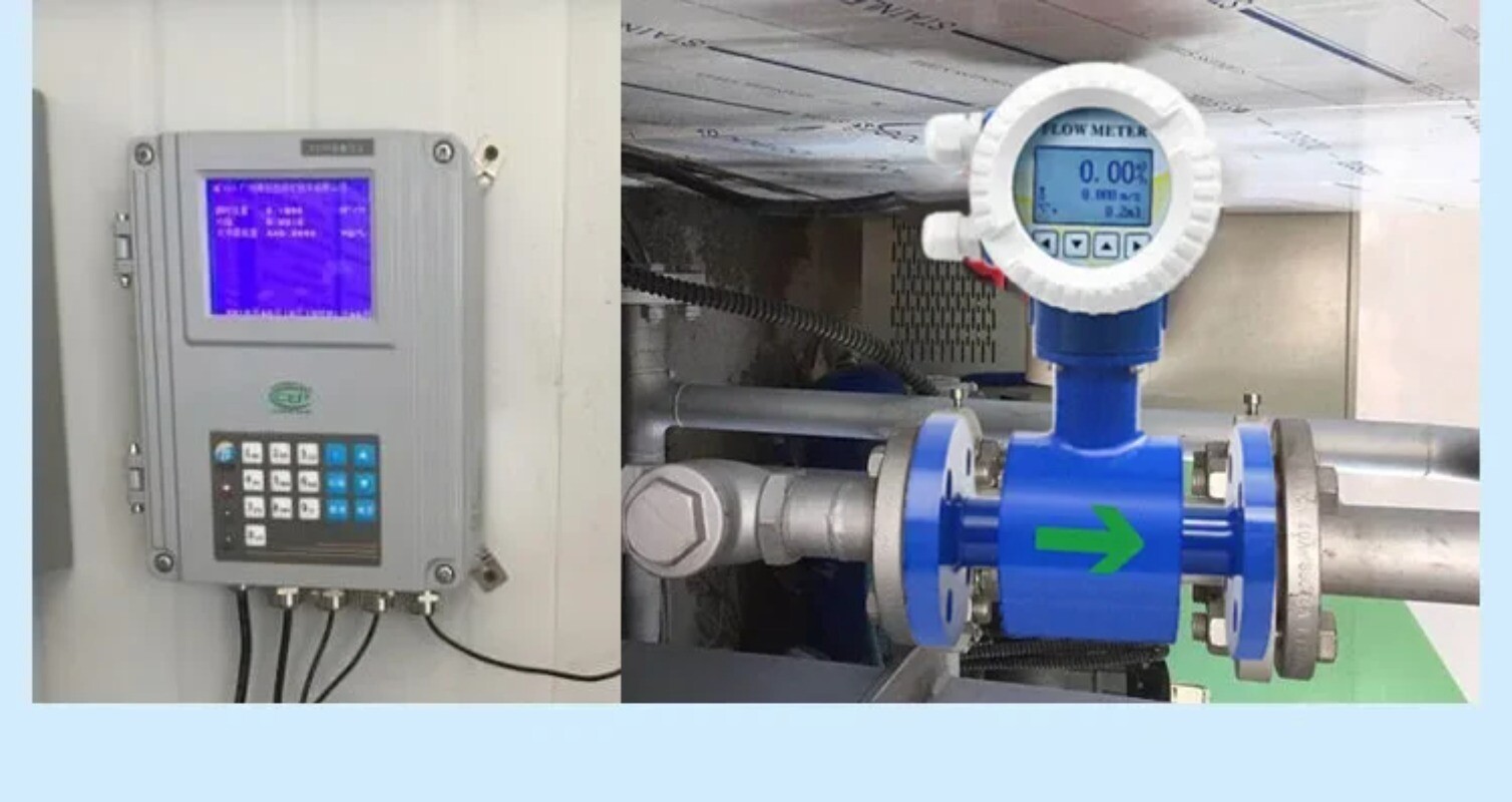 Intelligent Integrated Split Pipe Electromagnetic Flow Meter Digital ...