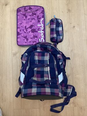 Satch Rucksack Mäppchen Heftmappe, gebraucht, Verschluss fehlt