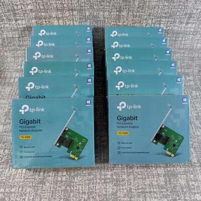 Lot Of 12 Brand NEW SEALED TP-Link TG-3468 Gigabit PCI Express Network Adapters