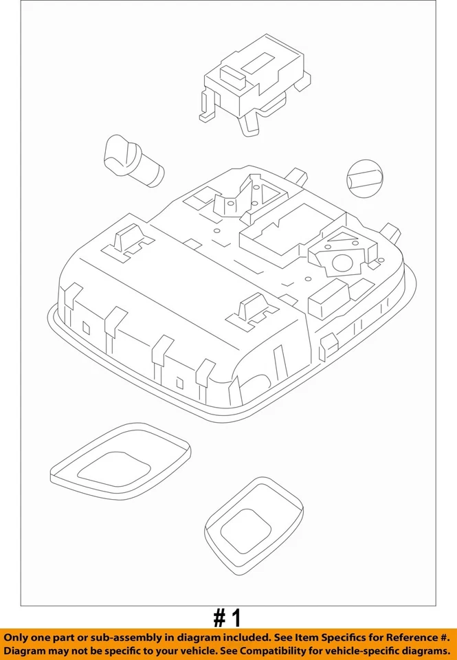 Console central superior frontal usado serve para: teto Kia Sorento 2014 sem teto solar sem cauda - Imagem 4 de 4