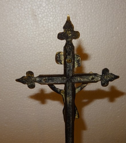 ANCIEN CHRIST EN LAITON FIN 19 ème DEBUT 20 ème - Imagen 7 de 10