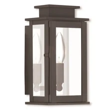 Livex Lighting Princeton 1 Light Wall Lantern, Bronze - 20191-07