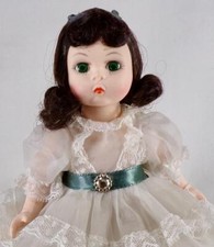 Madame Alexander Scarlett O'Hara Doll White Dress Barbeque in OB 1989 #426