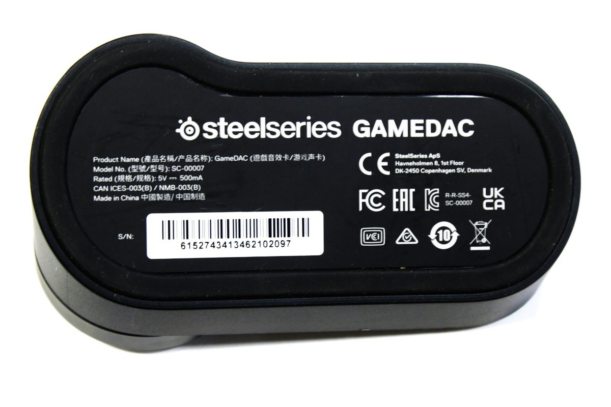 OEM SteelSeries SC-00007 GameDAC Gen 2 Hi-Res Audio Amplifier /w