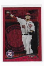 2014 Topps Red Foil #118 Ian Desmond Washington Nationals Free shipping