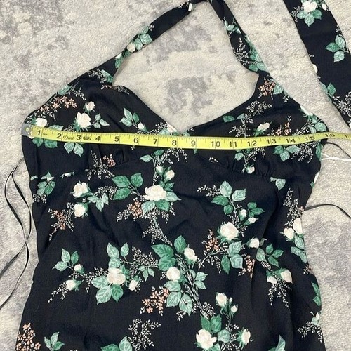 Maxi abito nuovo con etichette Reformation Evalina barbe floreale due vie reggicalze taglia 0 - Foto 8 di 16