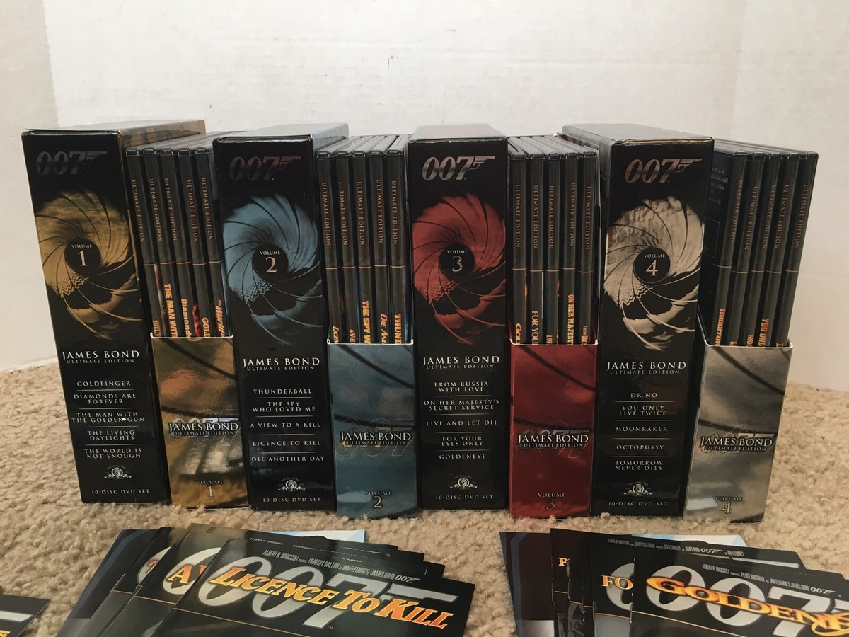 007シリーズ DVD ULTIMATE EDITION JAMES BOND 007 Ultimate Edition DVD Set Volume 1-4 | eBay